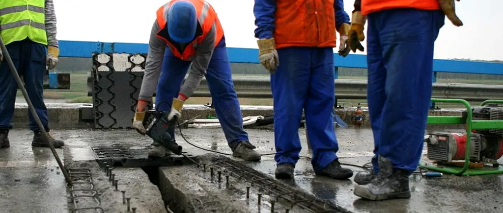 Pe A1 se execută lucrări de reparații pe sensul Pitești-București