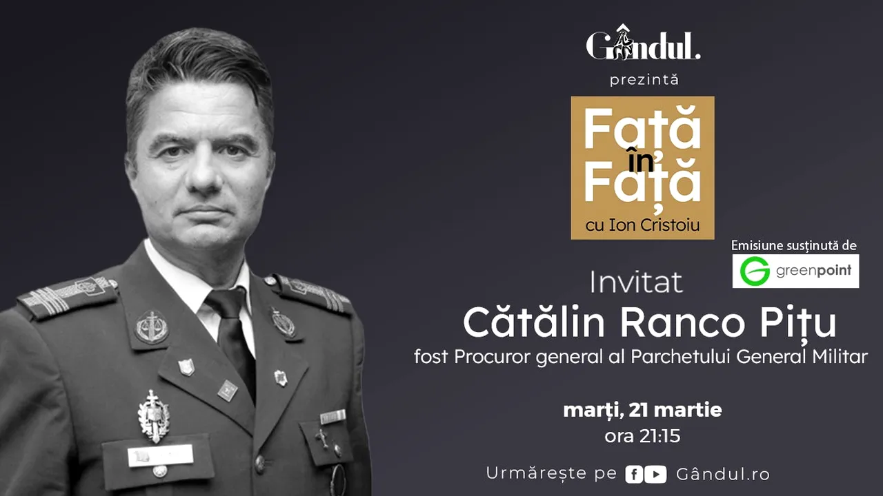 ‘’Față în față cu Ion Cristoiu’’ începe marți, 21 martie, de la ora 21.15