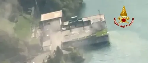 EXPLOZIE la o hidrocentrală din Italia. Trei persoane au murit, alte trei sunt grav rănite și patru sunt date dispărute