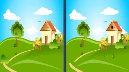 Test de inteligență | Te consideri un geniu? Găsește toate cele 5 diferențe între aceste 2 imagini, în maximum 15 secunde!