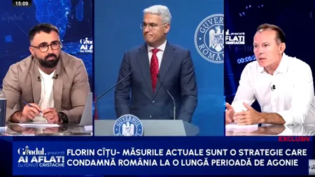 Florin Cîțu:”România se împrumută la DOBÂNZI mai mari decât țări care deja au rating junk”
