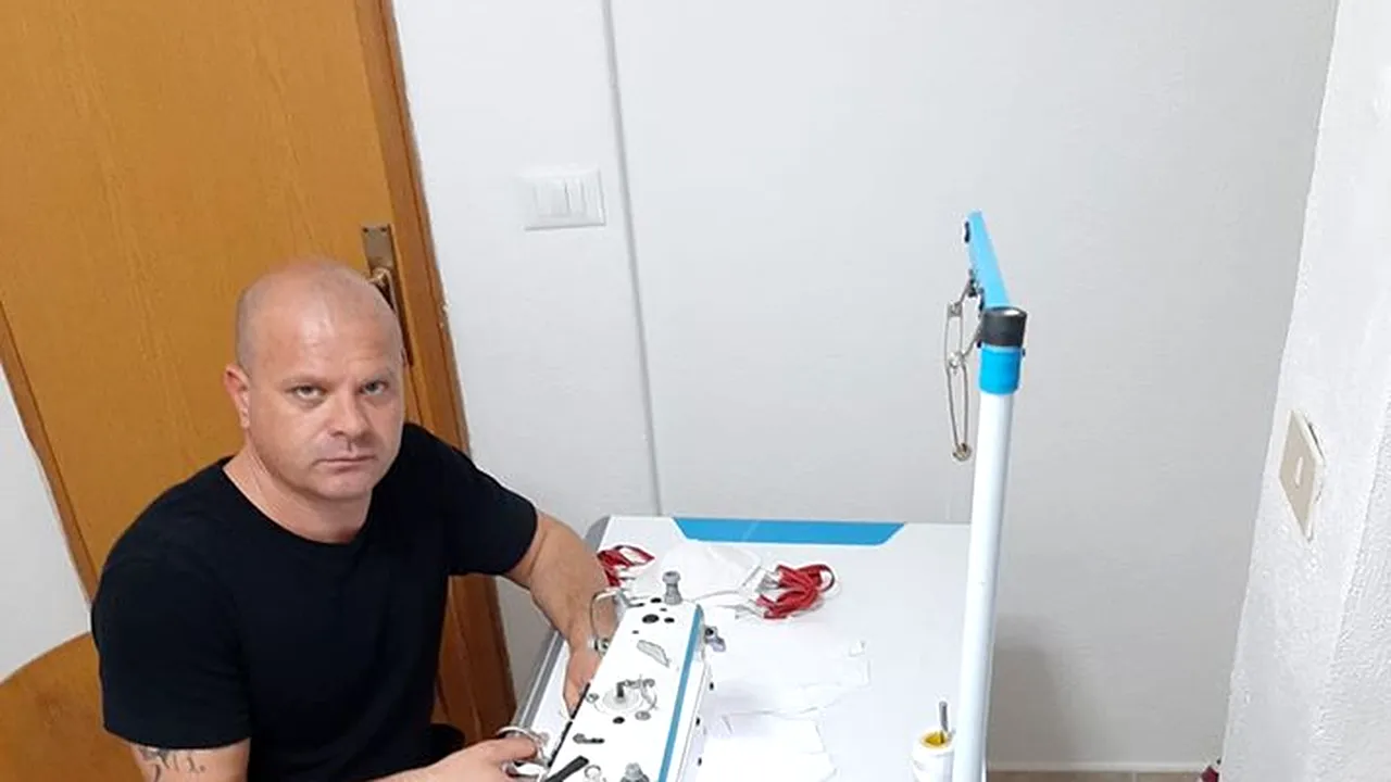 COVID-19. Un român face măşti în Italia pe care le dă gratuit oamenilor: M-am gândit să ajut, cererea a fost enromă FOTO