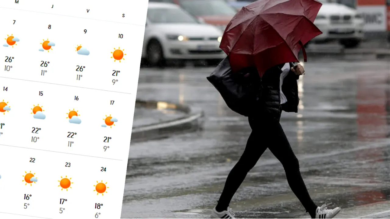 Temperaturi de vară în mijlocul lui octombrie. Data exactă de la care se strică vremea și vine toamna cu adevărat în România, conform meteorologilor Accuweather
