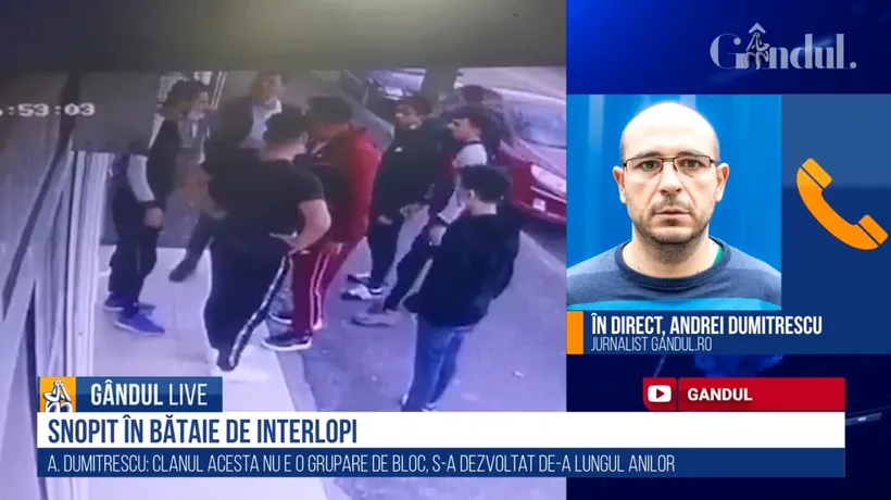 GÂNDUL LIVE. Andrei Dumitrescu, jurnalist Gândul.ro, despre cazul patronului bătut de interlopi în Teleorman: „Vorbim despre niște oameni care s-au obișnuit să trăiască în acest fel”