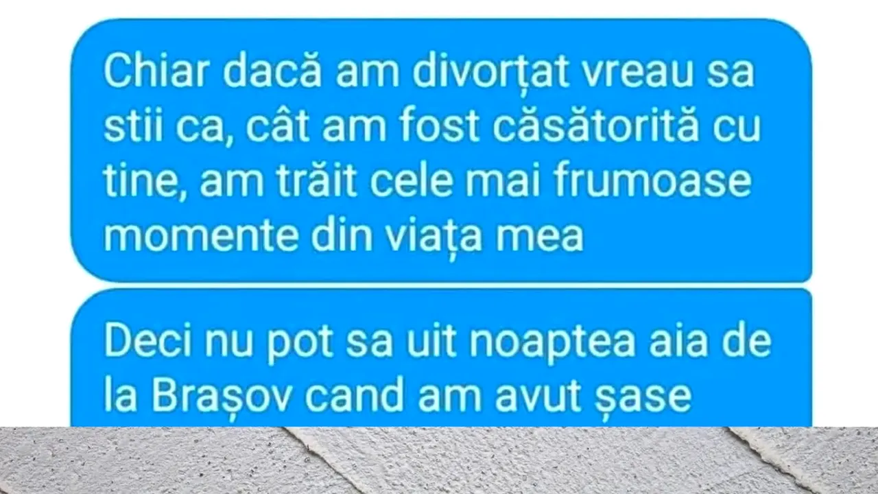 BANCUL de luni | „Cât am fost căsătorită cu tine, am trăit cele mai frumoase momente din viaţa mea”