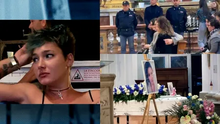 Scene CUTREMURĂTOARE la înmormântarea Andreei Rabciuc, tânăra găsită moartă la doi ani de la dispariție: „E imposibil de acceptat că nu mai este aici”