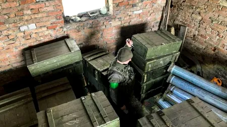 SBU a descoperit un depozit secret cu muniție rusească în valoare de 200 milioane de dolari în regiunea Harkov