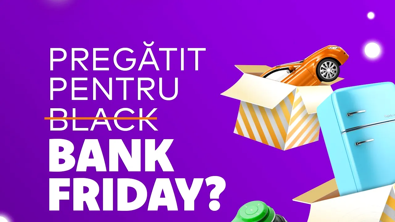 Black Friday 2022 | Banca Transilvania lansează Bank Friday, o nouă campanie de shopping online cu oferte pentru cele mai solicitate produse și servicii