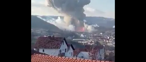 Explozie la o fabrică de armament din Serbia, soldată cu doi morți și 16 răniți. Alte persoane sunt date dispărute (VIDEO)