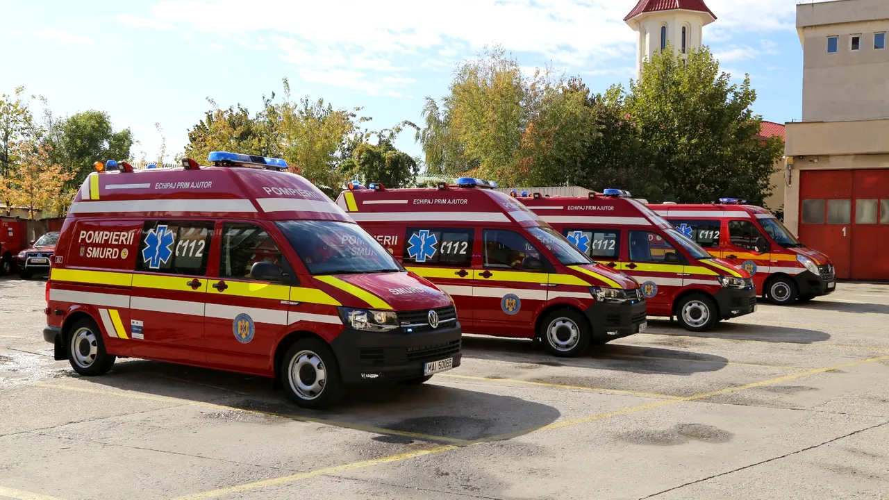 ISU București-Ilfov a primit 65 de ambulanțe noi 