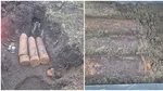 Patru proiectile explozive, găsite în două localități din Iași. Trei dintre ele au fost descoperite pe traseul Autostrăzii Unirii A8, care leagă Moldova de Transilvania