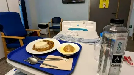 Apă importată din România, oferită pacienților dintr-un spital din Londra. Un român internat acolo a publicat o fotografie devenită virală