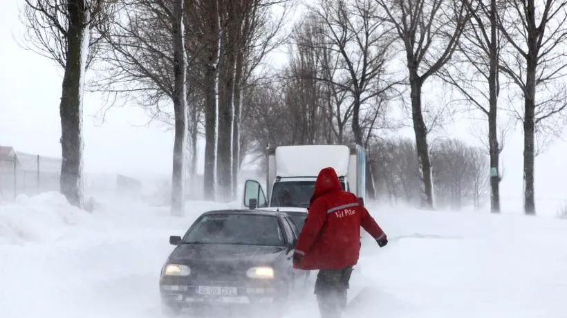 Harghita: Trafic restricționat pentru mașinile de peste 7,5 tone pe DN 13 A, din cauza viscolului
