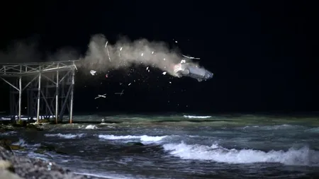 Cascadorii spectaculoase, la filmările pentru 