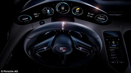 Porsche a prezentat modelul electric Mission E, care ar putea rivaliza cu Tesla. Supercar-ul poate fi „controlat