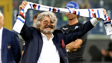 Președintele Sampdoriei, suspendat pentru că l-a făcut 