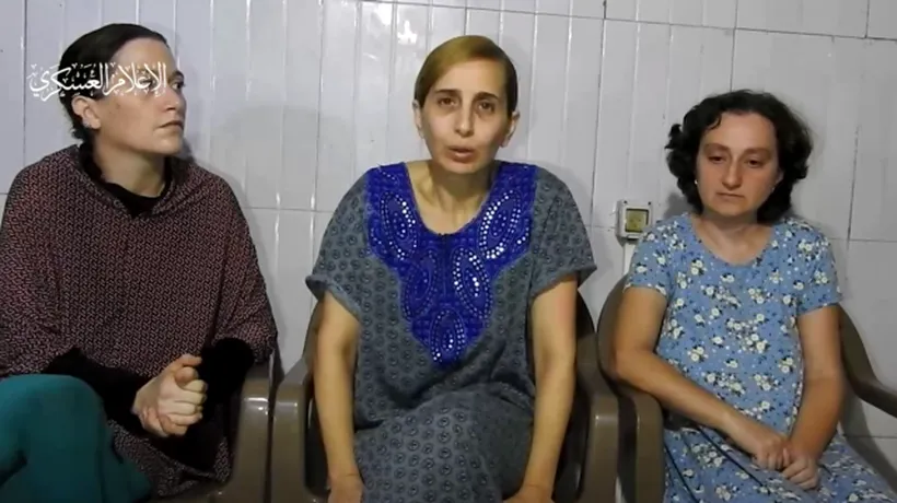 Femeia care vorbește în înregistrarea video cu ostatici transmisă de Hamas are origini ROMÂNEȘTI / Reacția tatălui ei, după ce a văzut imaginile