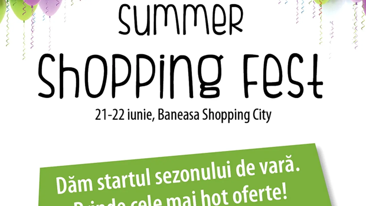 The ONE dă startul sezonului de vară cu cele mai hot oferte în cadrul Summer Shopping Fest