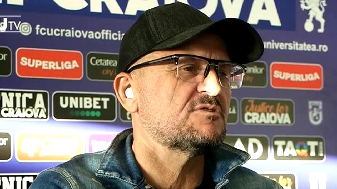 Derby-ul Craiovei, încheiat NEDECIS! Adrian Mititelu s-a enervat foarte tare: 