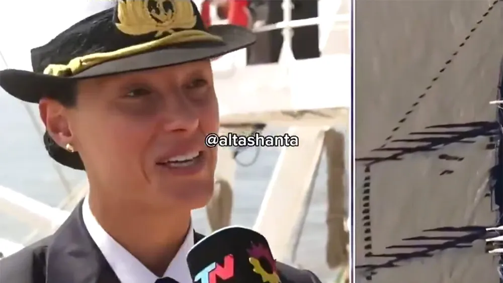 Oamenii sunt convinși că au observat o „eroare în matrice” după ce această femeie ar fi dispărut în timpul unui interviu, în direct la TV