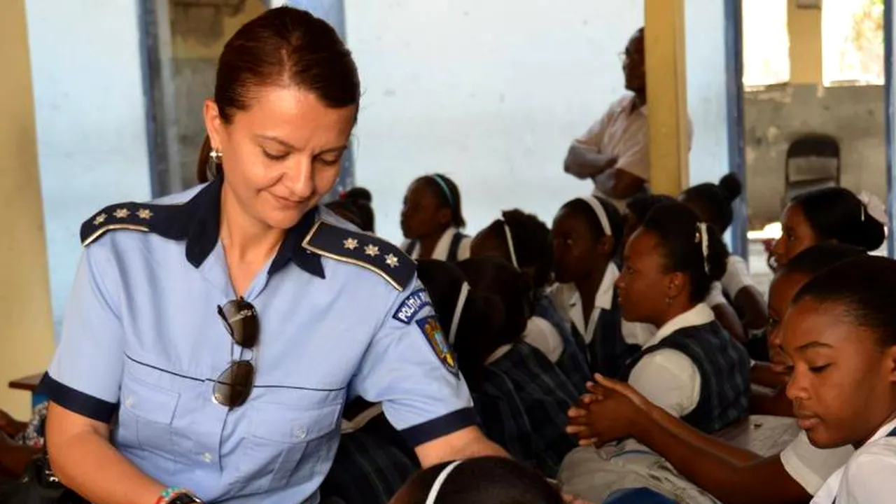 O româncă a fost desemnată cea mai bună polițistă din lume, după activitatea desfășurată în Haiti