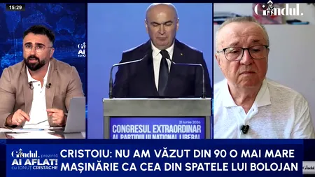 Cristoiu, apel pentru îndepărtarea de urgență a lui Bolojan și a useriștilor din Guvern. Care e pericolul
