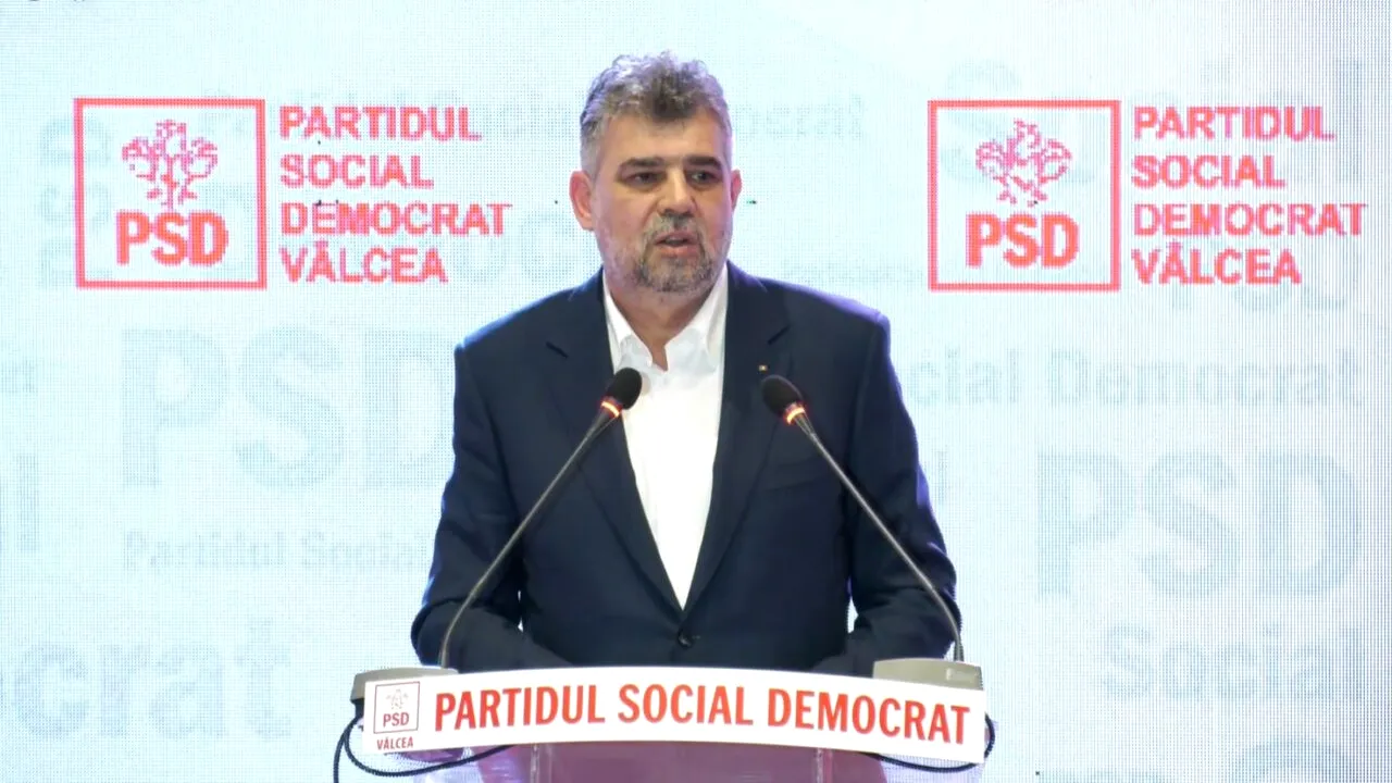 VIDEO Marcel Ciolacu, la Vâlcea: „PSD a avut problemele când a cedat atacurilor din interior”. Sfaturile șefului social-democrat pentru liderii locali