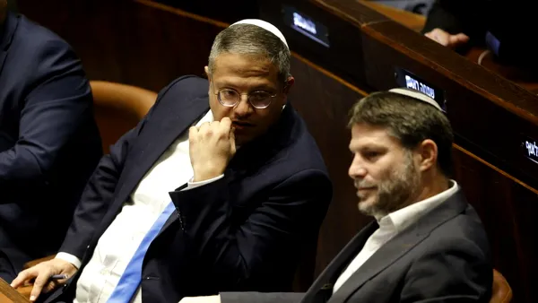 Doi miniștri israelieni, ținta sancțiunilor din partea mai multor state occidentale, pentru „incitare la VIOLENȚĂ extremistă”