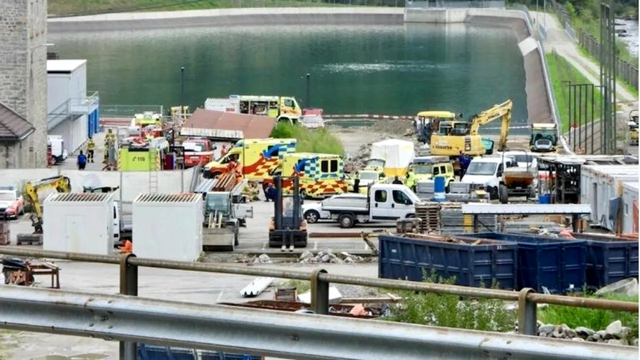 Alertă în Elveția. O explozie violentă a avut loc la centrala hidroelectrică Ritom. Doi muncitori au fost grav răniți