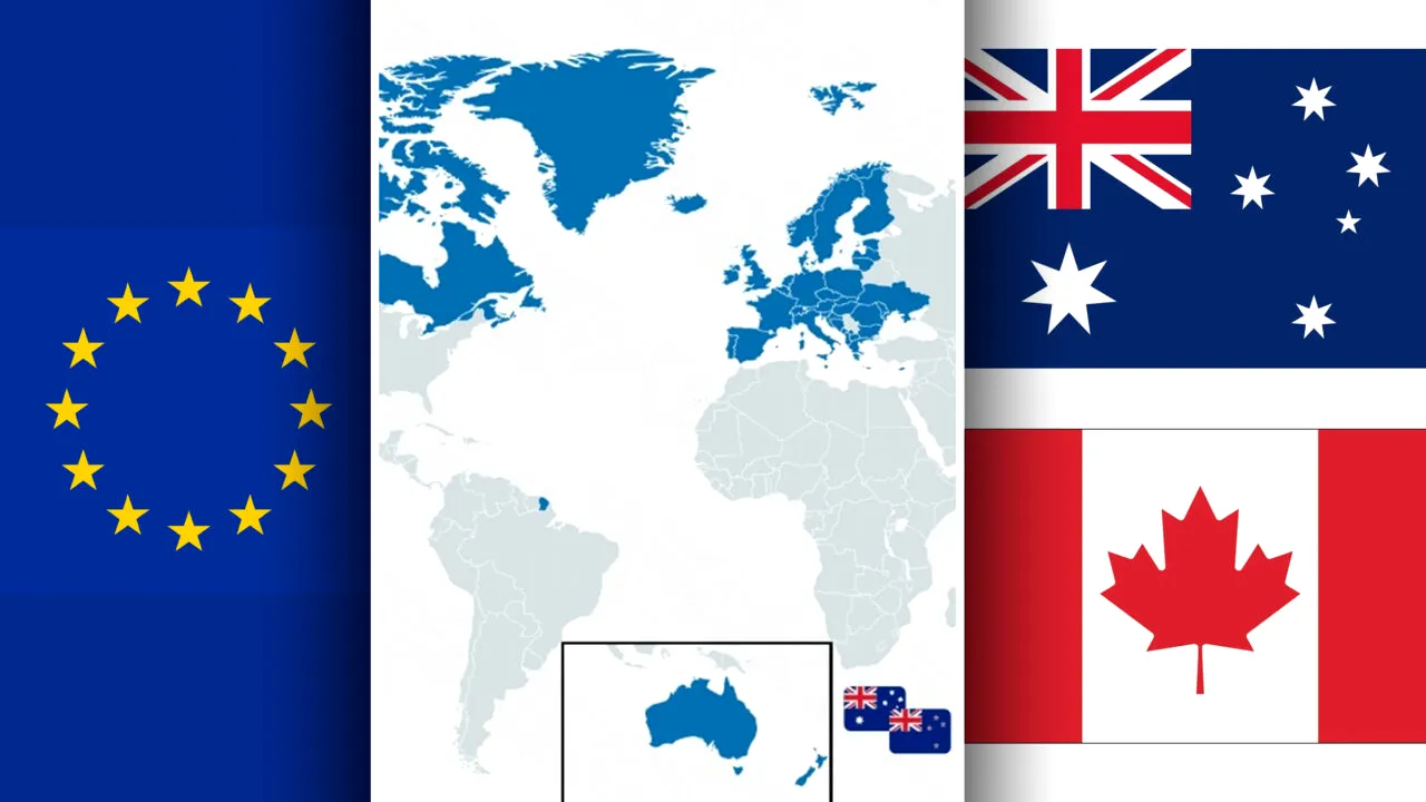 Australia și Noua Zeelandă, pe lista UE pentru statutul de „membru asociat” după anunțul făcut de Ursula von der Leyen despre Canada