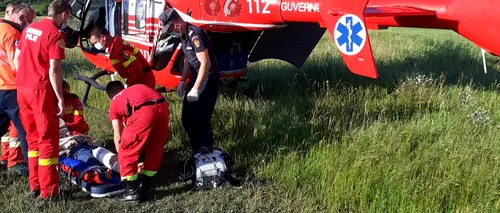 Un bărbat de 30 de ani, din Vâlcea, a intrat în stop cardio-respirator după ce s-a înecat cu mâncare. A fost dus la spital cu un elicopter SMURD