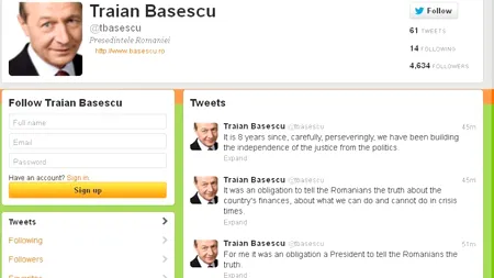 Traian Băsescu a intrat în campanie. Ce a scris președintele pe Twitter