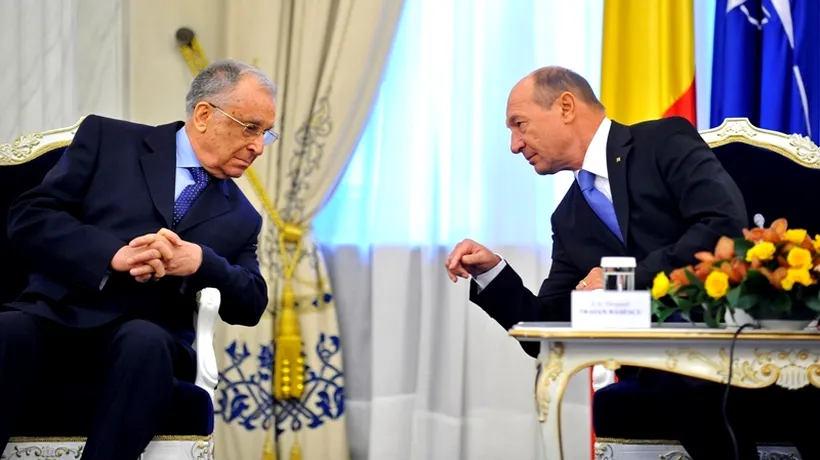 Iliescu: Băsescu are răbufniri din când în când. La un moment dat apreciam că se retrăsese