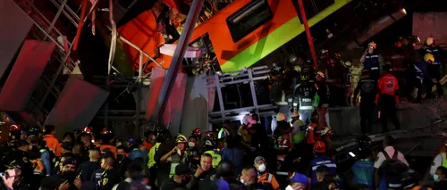 UPDATE. Cel puțin 20 morți, printre care și minori, și zeci de răniți în Mexic, după prăbușirea unei linii de metrou - FOTO/VIDEO