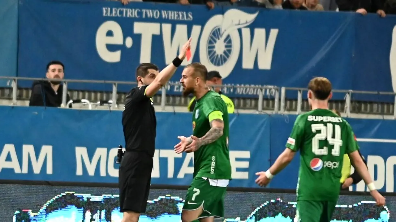 Denis Alibec, sezon încheiat după gestul uluitor din Universitatea Craiova - Farul!