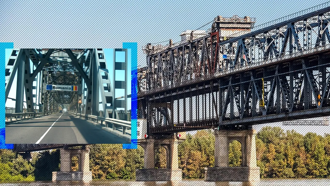 Podul Giurgiu-Ruse a fost blocat de protestul FERMIERILOR bulgari