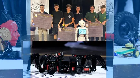 VIDEO | Cei mai buni roboți creați în România, premiați la concursul „Looking for the New Shakey”. „Vrem să adăugăm o valoare planetei noastre”