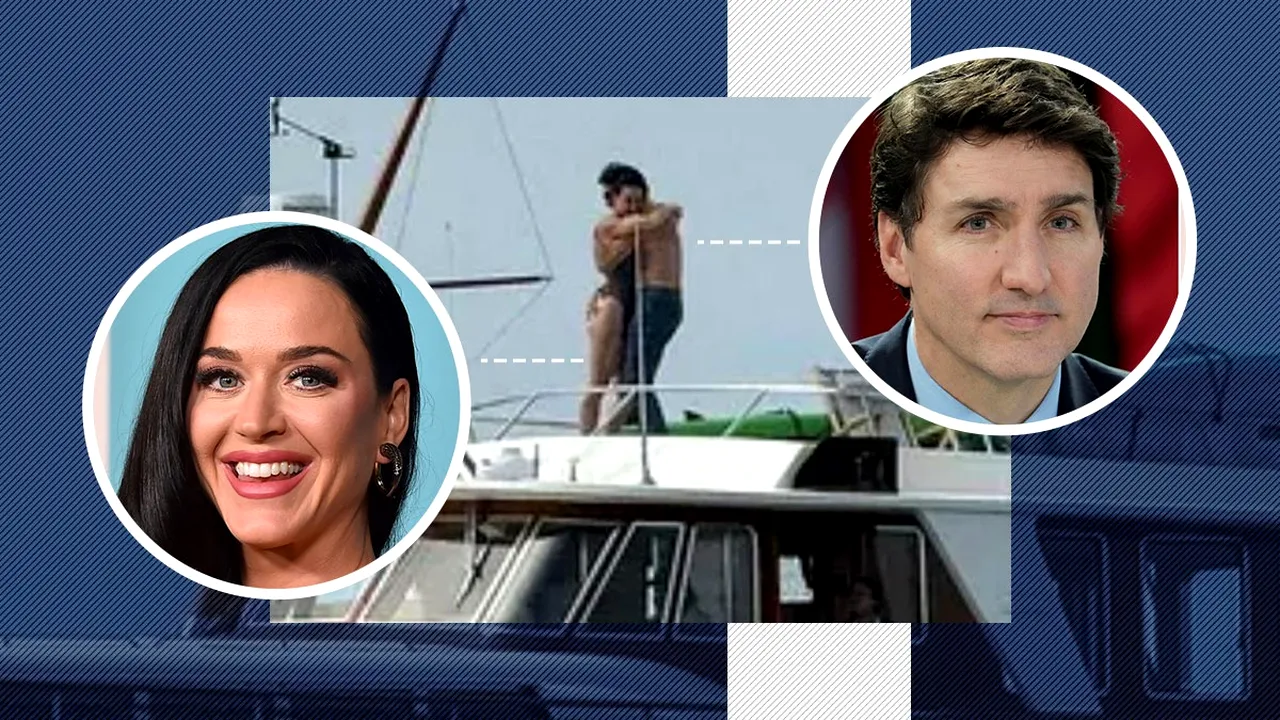 Katy PERRY și fostul premier canadian Justin TRUDEAU, fotografiați în timp ce se sărutau pe iahtul artistei