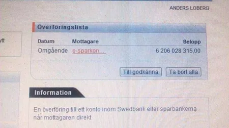 Milionar pentru două ore. Eroarea care i-a adus unui bărbat în cont 724 de milioane de euro