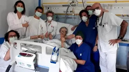 O italiancă în vârstă de 95 de ani s-a recuperat de coronavirus fără „terapie antivirală”