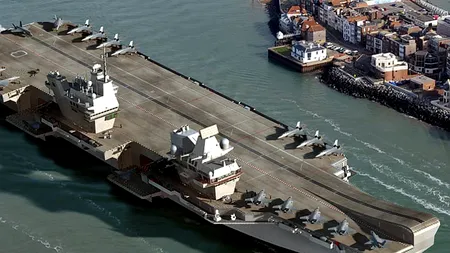 Rusia ironizează un nou portavion al Marii Britanii: este o 