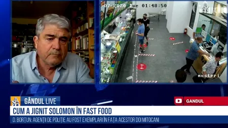 GÂNDUL LIVE. Profesorul Dumitru Borțun, despre pesediștii care au jignit casierii și polițiștii la șaormeria din Centrul Vechi: „Acești oameni sunt atât de reduși... Au manifestat sămânța de naționalism primitiv” (VIDEO)