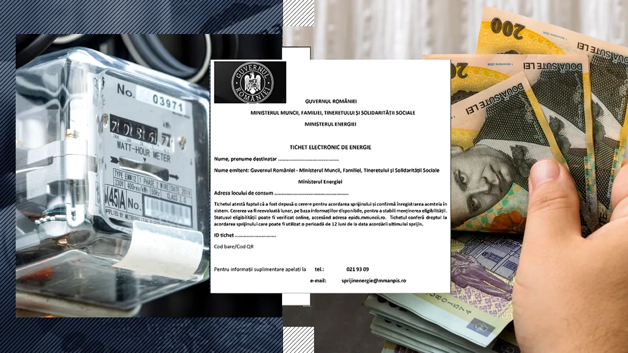 Peste 4 milioane de români ar urma să beneficieze de 50 de lei pentru facturile la ENERGIE. Stadiul platformei pentru cererea și validarea voucherelor
