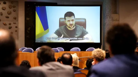 Zelenski nu crede în promisiunile Rusiei: ”Există o acumulare de trupe rusești pentru noi lovituri în Donbas. Nu credem pe nimeni, nicio frază frumoasă”