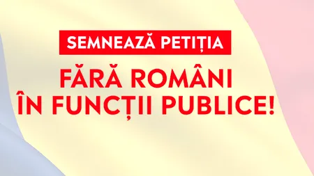 Reacții împărțite după petiția „Fără români în funcții publice”! Valeriu Șuhan: „E o jignire la adresa românilor”