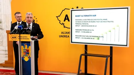 Petrișor Peiu (liderul senatorilor AUR): „Bugetul alternativ AUR reduce cheltuielile publice inutile ale aparatului de stat supradimensionat”
