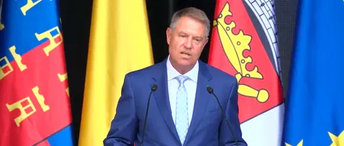 Klaus Iohannis, la întâlnirea Internațională a Sașilor: ,,Ne regăsim împreună, deopotrivă în versul eminescian „ Ce-ți doresc eu ție, dulce Românie”