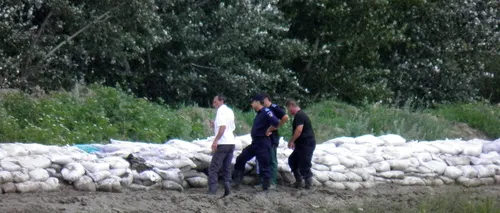 SE ÎNTÂMPLĂ ÎN ROMÂNIA: Nisipul dus de către specialiști pe malul unui râu pentru îndiguiri, furat de localnici
