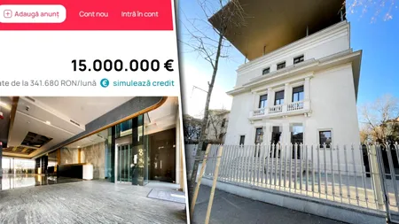 Cea mai scumpă casă scoasă la vânzare în România. Unde se află vila de 15 milioane de euro. Specialist în imobiliare, pentru Gândul: „Are 25 de camere și 20 de băi”