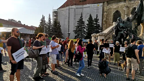 Răspuns la incidentele din Valea Uzului: Marș de solidaritate româno-maghiar la Cluj / „Jandarmeria învrăjbește România